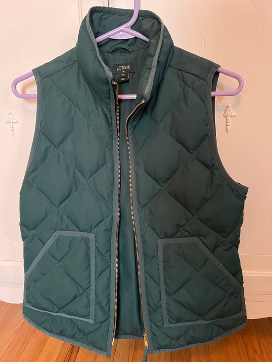 J. Crew Jackets & Blazers - 2/$7 J Crew Forest Green Quilted Vest